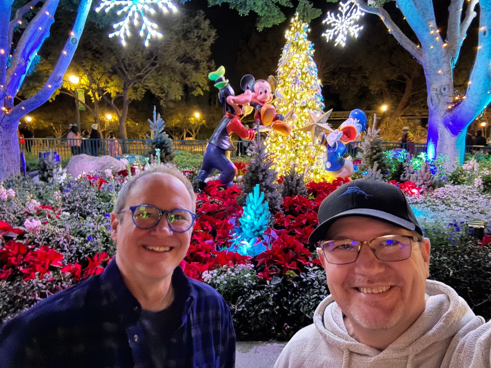Disney Holiday Scene Photo